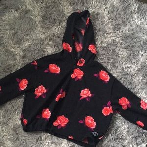 Pink cropped sweatshirt